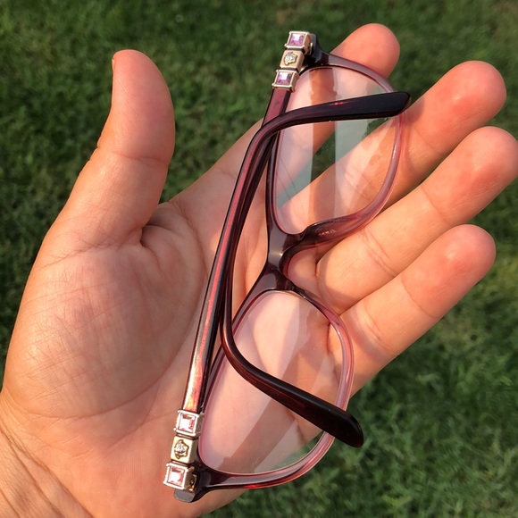 ombre Versace eyeglasses w/crystal detail. 💓 - Picture 13 of 16